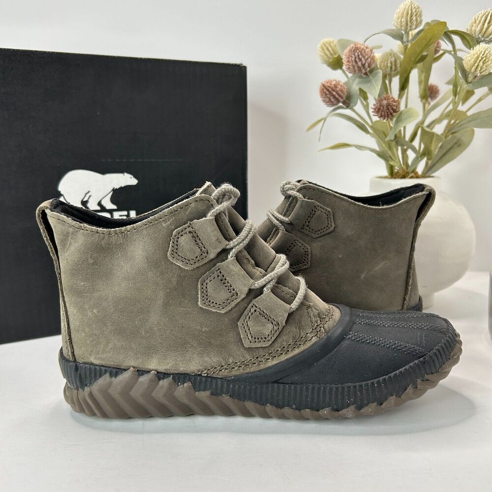 Sorel Out N About Major Leather Waterproof Lace Up Boot NL 3069-245 Women's US 7 - Picture 6 of 9